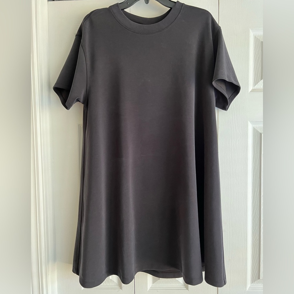 LULULEMON All Yours Tee Dress SOFTSTREME 8 black